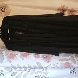 Black belted button down dress from Who What Wear size XL from Target